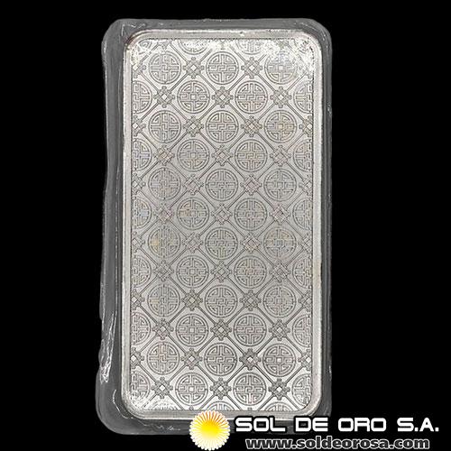 ONZAS DE PLATA PURA - YEAR OF THE DRAGON - 10 OUNCES - BARRA DE PLATA 999