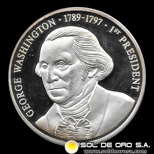 ESTADOS UNIDOS DE AMERICA - SERIE PRESIDENTES - GEORGE WASHINGTON - MEDALLA CONMEMORATIVA