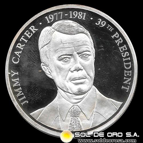 ESTADOS UNIDOS DE AMERICA - SERIE PRESIDENTES - JIMMY CARTER - MEDALLA CONMEMORATIVA