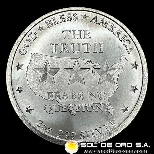 ESTADOS UNIDOS DE AMERICA - THE TRUTH - GENERAL MICHAEL FLYNN - 2 OUNCES, 2023 - MEDALLA DE PLATA 999