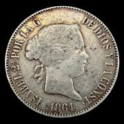 1850 - 1866 - Monedas de Plata