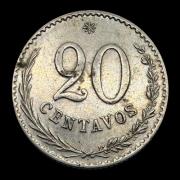 Monedas de 1900 - 20 Centavos