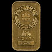 Royal Canadian Mint - Barras Oro/Gold 999