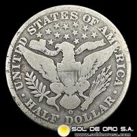 NA3 - ESTADOS UNIDOS DE AMERICA - BARBER HALF DOLLAR, 1896 - MONEDA DE PLATA