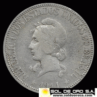 NA2 - NUMIS - BRASIL - 1000 REIS - 1911 - MONEDA DE PLATA