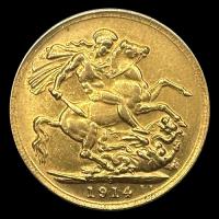 INGLATERRA - SOVEREIGN, LIBRA INGLESA (GEORGE V) 