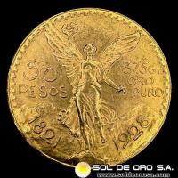 MEXICO - 50 PESOS, 1928 - MONEDA DE ORO
