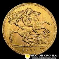 SUDAFRICA - SOVEREIGN, LIBRA INGLESA (GEORGE V) - 1931 - MONEDA DE ORO