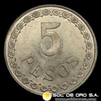 NUMIS - MONEDAS DEL PARAGUAY - 5 PESOS, 1939 - MONEDA DE COBRE Y NIQUEL