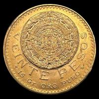 ESTADOS UNIDOS MEXICANOS - 20 PESOS, 1959 - MONEDA DE ORO