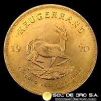 SUDAFRICA - KRUGERRAND, 1970 - MONEDA DE ORO