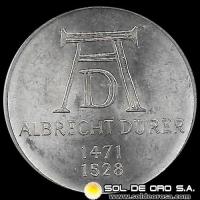 NA1 - ALEMANIA - 5 MARK - 1971 - Subject: 500th anniversary of birth of Albrecht Durer  - MONEDA DE PLATA 