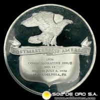 ESTADOS UNIDOS DE AMERICA - BICENTENARIO DEL PRIMER CONGRESO CONTINENTAL - 1974 - MEDALLA CONMEMORATIVA DE PLATA .925