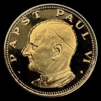 STAL - PARAGUAY - PM 149 - 1.500 GUARANIES, 1974 - Motivo: PAPST PAUL VI - MONEDAS CONMEMORATIVAS DE ORO