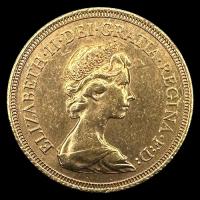 INGLATERRA - SOVEREIGN, LIBRA INGLESA, 1978 - MONEDA DE ORO