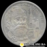 NA1 -  ALEMANIA - 10 MARK - 1988 - Subject: 100th Anniversary - Death of Carl Zeiss 1816 - 1888 - MONEDA DE PLATA