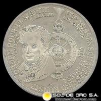 NA1 - ALEMANIA - 10 MARK - 1992 - Subject: 150th Anniversary - Civil Pour-le-Merite Order - MONEDA DE PLATA