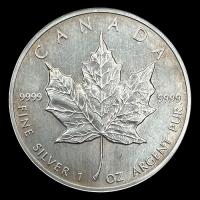 CANADA - MAPLE - 5 DOLLARS, 2010 - ELIZABETH II - MONEDA / ONZA