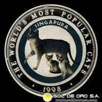 NA4 - SOMALI REPUBLIC - 250 SCHILLINGS, 1998 - SINGAPURA - MONEDA DE PLATA