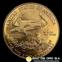 ESTADOS UNIDOS DE AMERICA - 50 DOLLARS, 1999 - MONEDA DE ORO