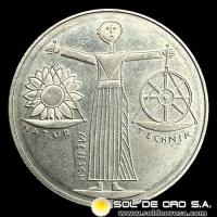 NA1 - ALEMANIA - 10 MARK - 2000.a - Subject: Expo 2000 - MONEDA DE PLATA
