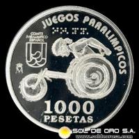 NA2 - ESPAÑA - 1.000 PESETAS, 2000 - JUEGOS PARALIMPICOS DE VERANO SYDNEY - MONEDA DE PLATA