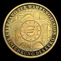 ALEMANIA - 100 EURO, 2002 - MONEDA DE ORO