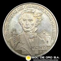 NA1 - ALEMANIA - 10 EUROS, 2003 - JUSTUS VON LIEBIG - MONEDA DE PLATA