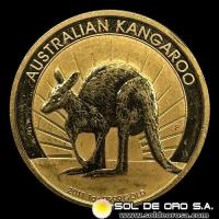 AUSTRALIA - 100 DOLLARS, 2011 - AUSTRALIAN KANGAROO - MONEDA DE ORO