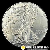 ESTADOS UNIDOS DE AMERICA - 1 DOLLAR, 2012 - LIBERTY - ONZA DE PLATA PURA