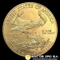 ESTADOS UNIDOS DE AMERICA - 50 DOLLARS, 2016 - MONEDA DE ORO
