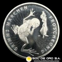 NA1 - ALEMANIA - 20 EUROS, 2018 - FROSCHKONIG - MONEDA DE PLATA