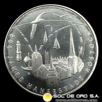 NA1 - ALEMANIA - 20 EUROS, 2018 - 800 YEARS OF HANSESTADT ROSTOCK - MONEDA DE PLATA