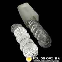 ESTADOS UNIDOS DE AMERICA - 1 DOLLAR, 2020 - LIBERTY - TUBO DE 20 ONZAS DE PLATA PURA