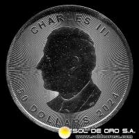CANADA - MAPLE - 50 DOLLARS, 2024 - MONEDA DE PLATINO