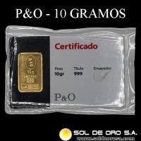 ALTESSE - ARGENTINA - 10 GRAMOS - BARRA DE ORO 24K