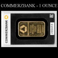 COMMERZBANK - 1 OUNCE - BARRA DE ORO 24K