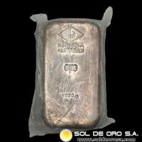 DEGUSSA - 1 KILO - BARRA DE PLATA 999