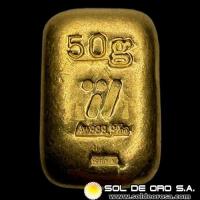 ITALPREZIOSI - 50 GRAMOS - BARRA DE ORO 24K
