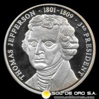ESTADOS UNIDOS DE AMERICA - SERIE PRESIDENTES - THOMAS JEFFERSON - MEDALLA CONMEMORATIVA