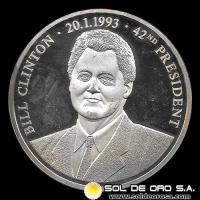 ESTADOS UNIDOS DE AMERICA - SERIE PRESIDENTES - BILL CLINTON - MEDALLA CONMEMORATIVA