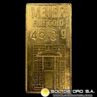 MEIER REFINING - 46 GRAMOS - BARRA DE ORO 24K
