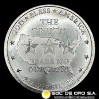 ESTADOS UNIDOS DE AMERICA - THE TRUTH - GENERAL MICHAEL FLYNN - 2 OUNCES, 2023 - MEDALLA DE PLATA 999
