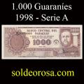 Billetes 1998 1- 1.000 Guaranes