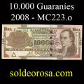 Billetes 2008 3- 10.000 Guaranes